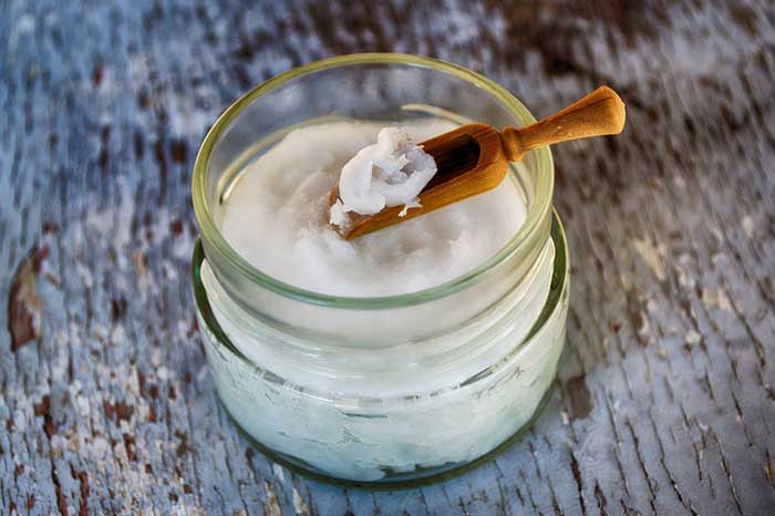 coconut-oil in a jar