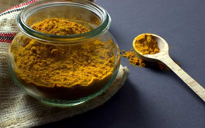 Turmeric in a jar 