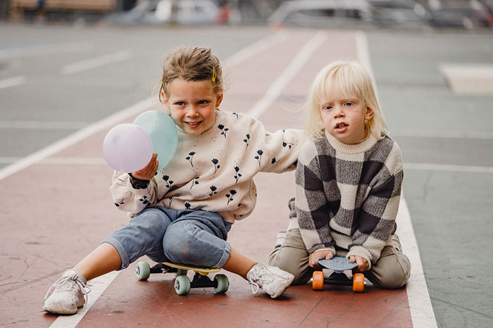 kids palying outdoor