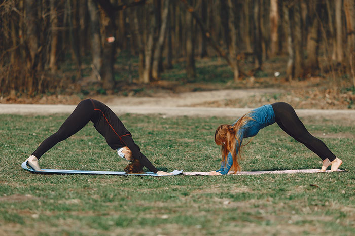 Downward Dog Leg Pull