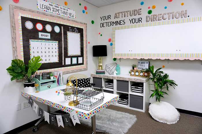 A Beautiful Home Classroom Setup