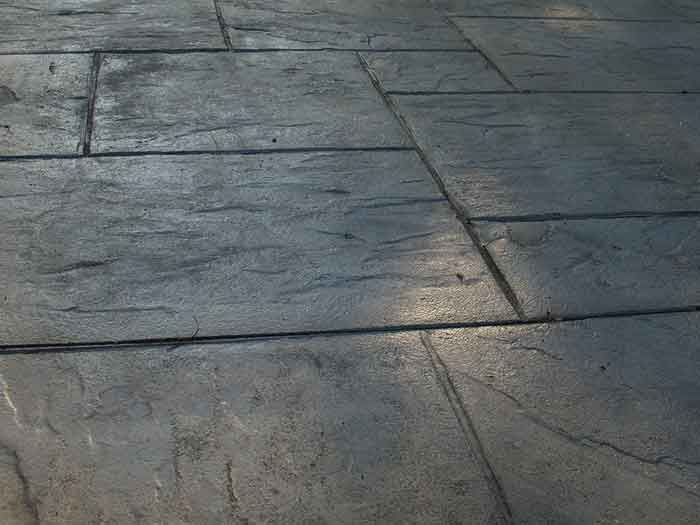 Slate Stamped Concrete