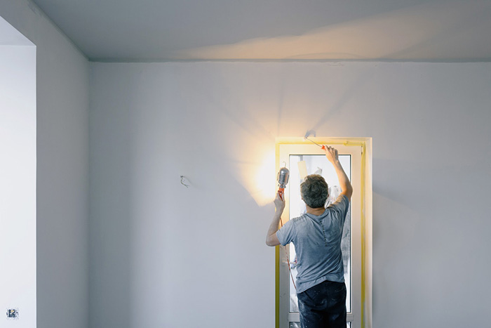 Changing front Room door