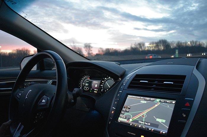 Self driving car Interior
