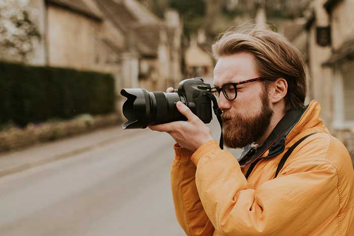 photographer capturing a clear photo