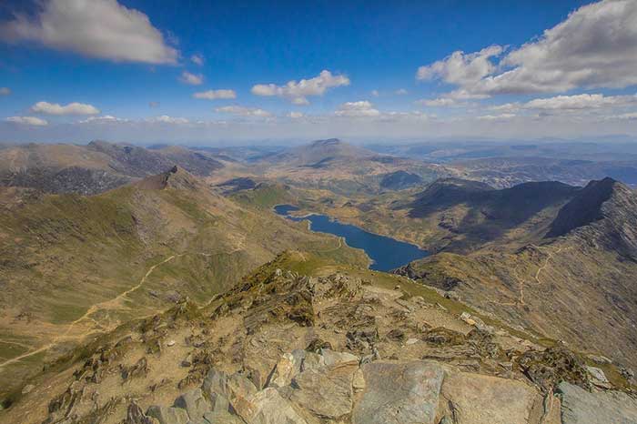 Hills of Mount Snowdon