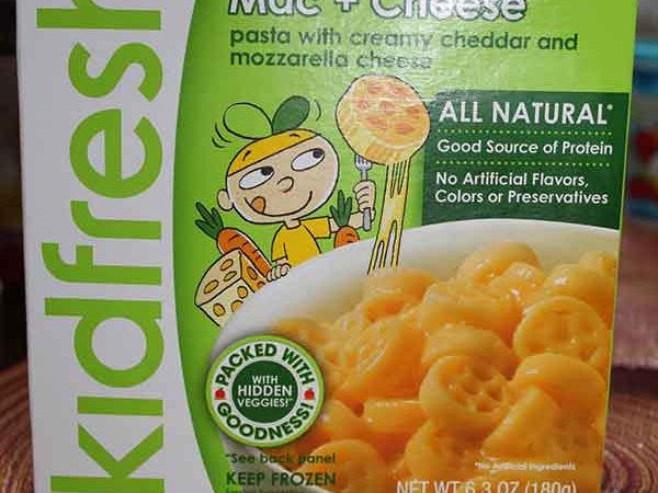 Kidfresh Wagon Wheels Mac & Cheese (frozen foods for kids)