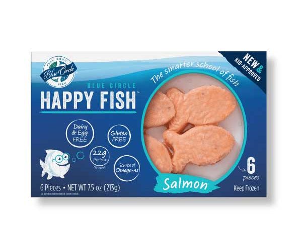 Happy Fish Salmon Frozen Food for Kids