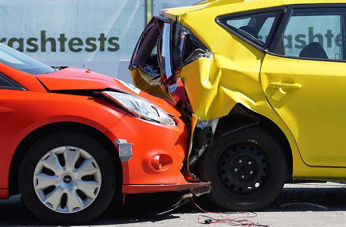 Business car insurance in collision