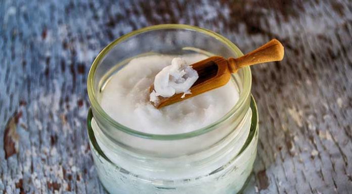 coconut oil for crepey skin