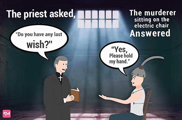 dark humor joke priest