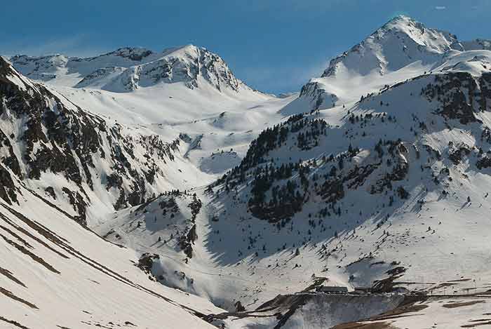 Skiing in the Pyrenees