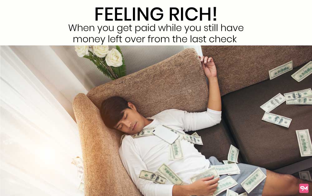 money meme-feeling rich