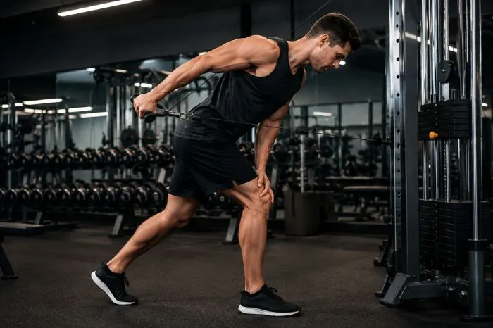 Cable Tricep Kickback