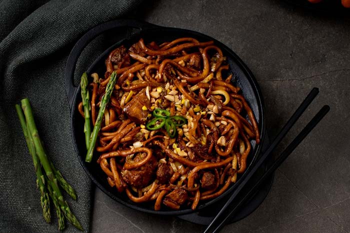 Spicy Korean Udon Noodles