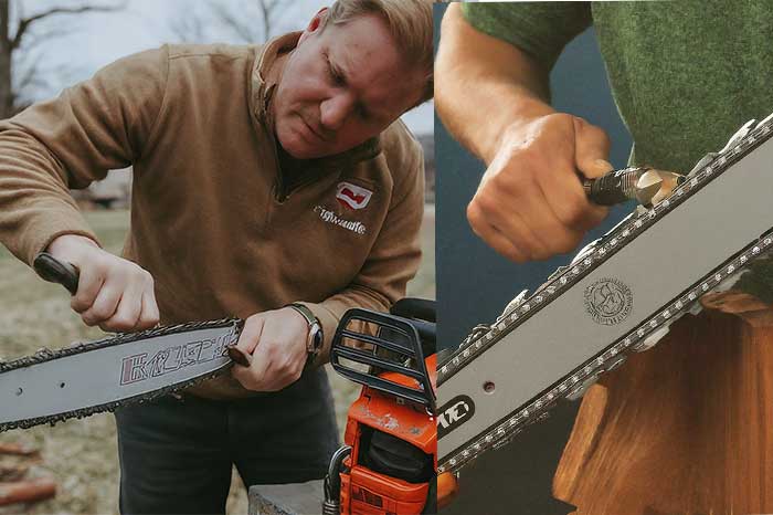 Sharpen Chainsaw Blade by Hand