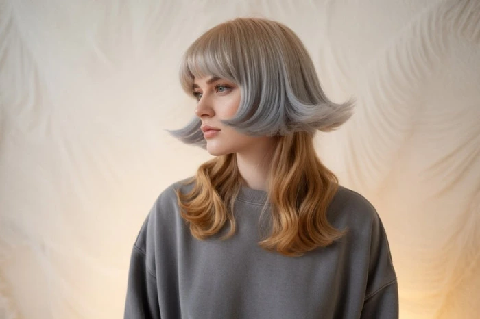 Jellyfish Haircut or Jelly Bob for Short Hair Women