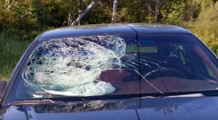 car window broken