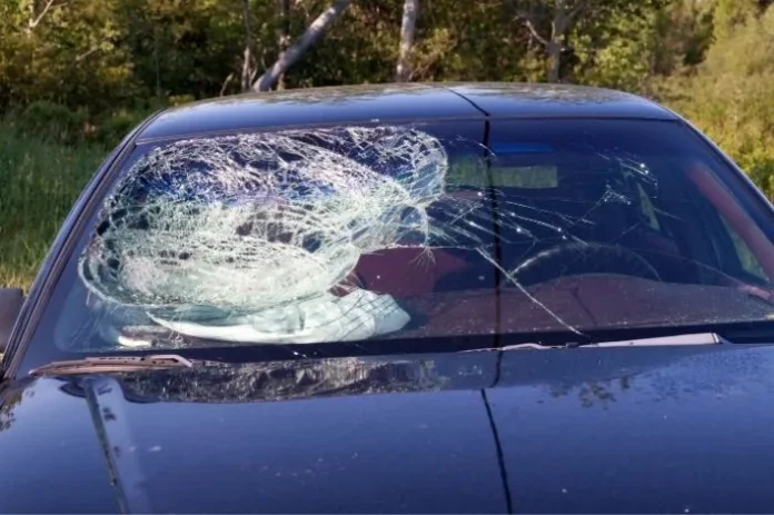car window broken