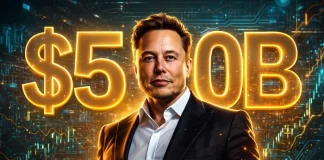 Elon Musk Net Worth of $500 Billion