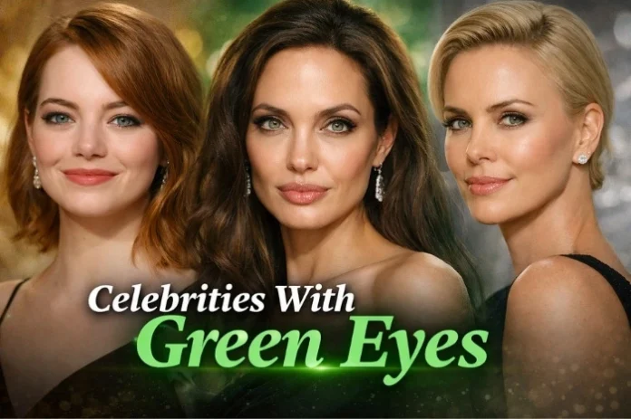 hollywood actress with green eyes Celebrities With Green Eyes