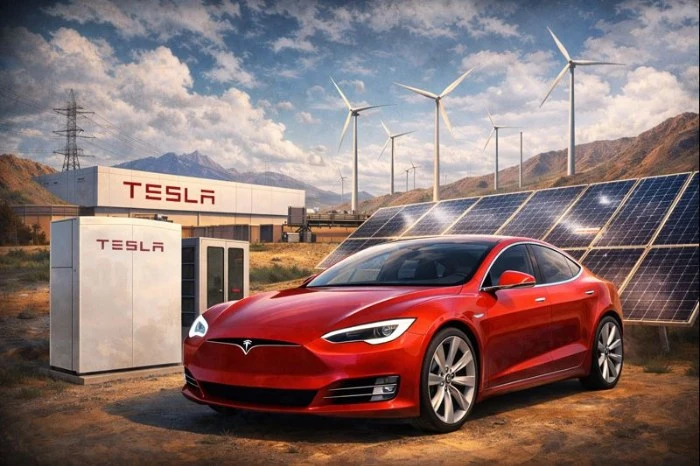 Tesla: electric cars and energy, scaled