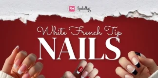 White french tip nails