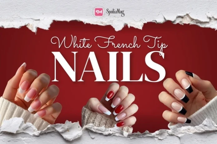 White french tip nails White french tip nails