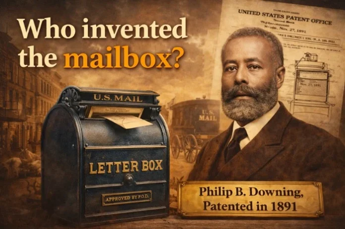 who invented the mailbox Philip B. Downing