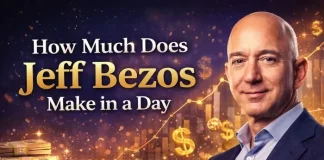 How Much Does Jeff Bezos Make in a Day