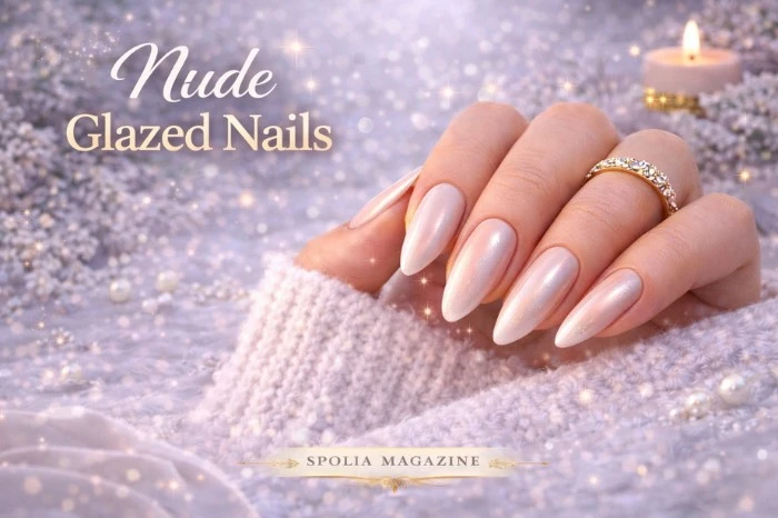 Nude Glazed Nails