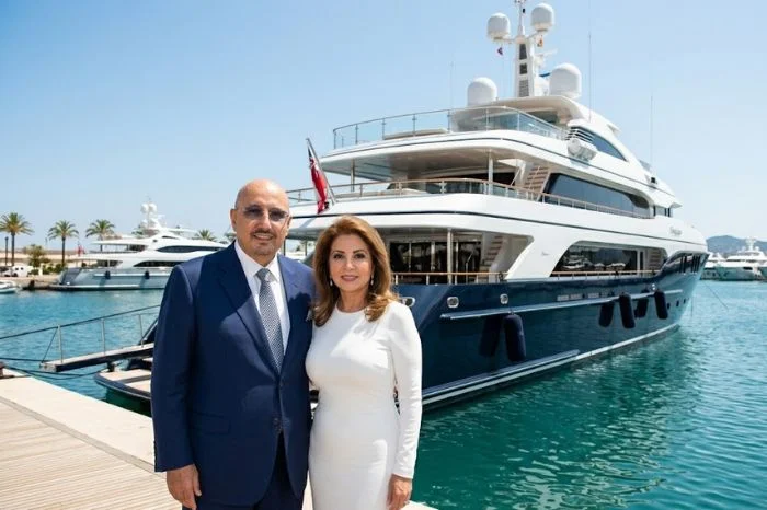 Adnan Khashoggi and Soraya Khashoggi