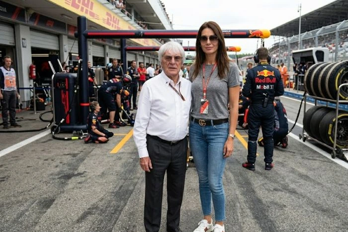 Bernie Ecclestone and Slavica Radic