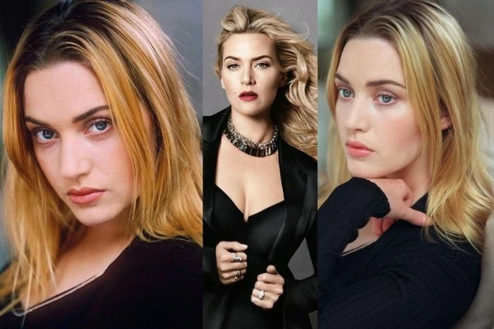 Hollywood actress with blue eyes Kate Winslet