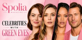 celebrities with green eyes