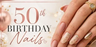 50th Birthday Nail Ideas