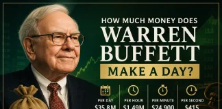 warren buffett income per day