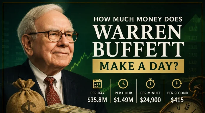 How Much Money Does Warren Buffett Make a Day? warren buffett income per day
