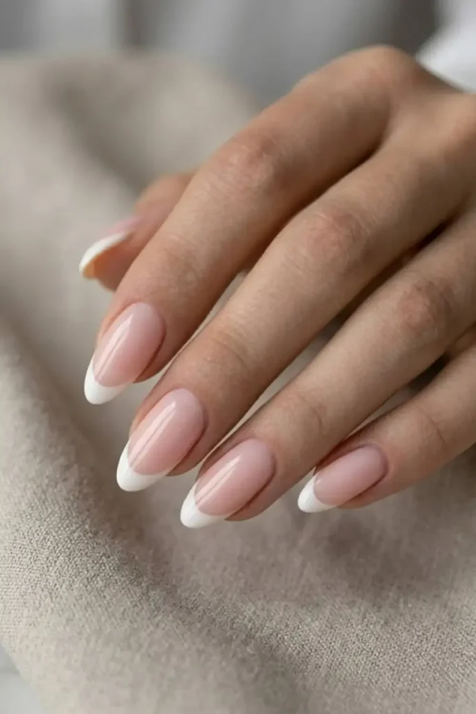 Soft Pink French Tips