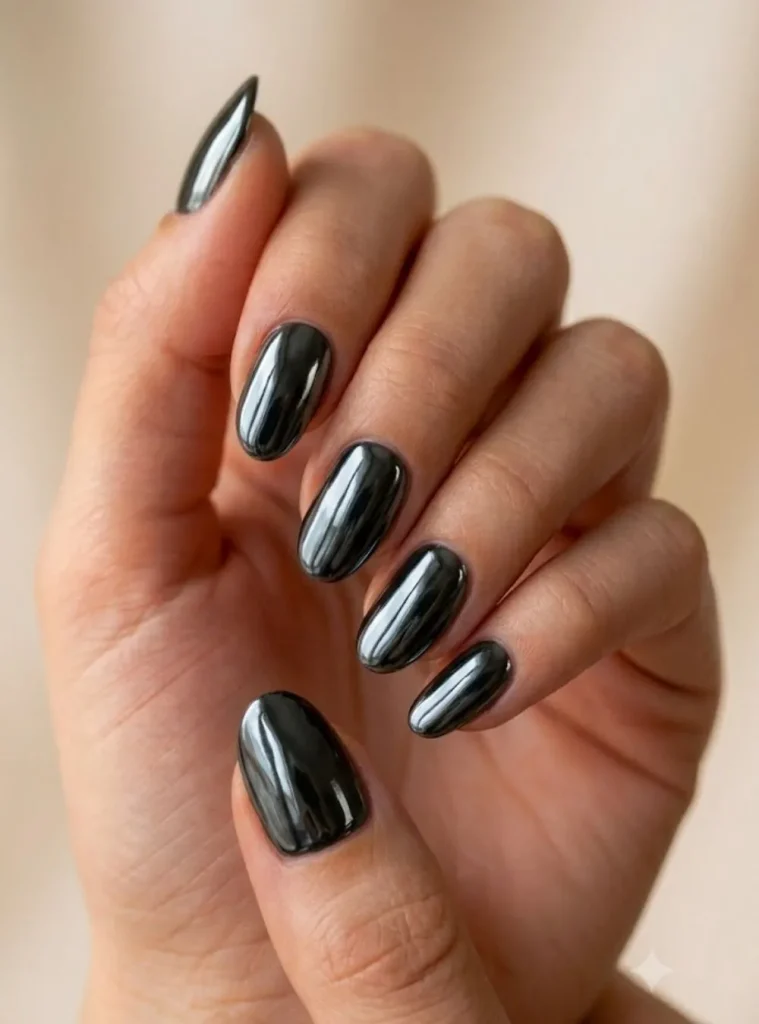 Birth-year accent birthday nails