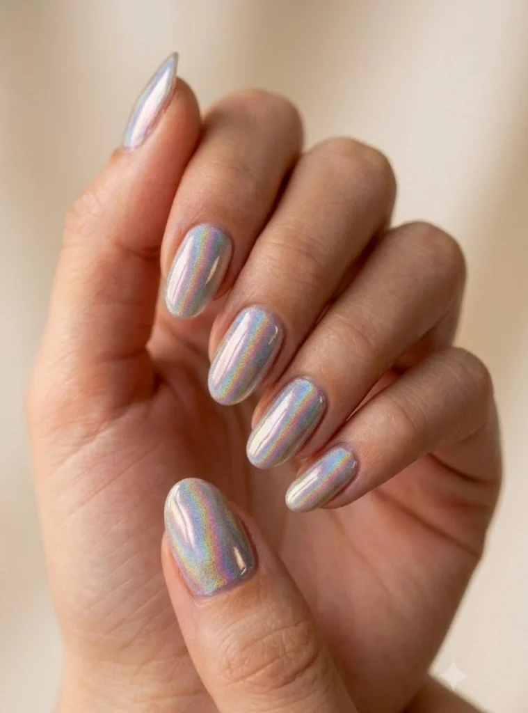 Butterfly birthday nails design