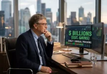 Bill Gates estimated daily earnings and wealth growth breakdown for 2026