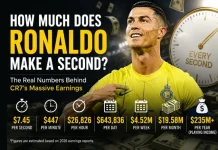 How Much Does Cristiano Ronaldo Make a Second in 2026? How Much Does Cristiano Ronaldo Make a Second