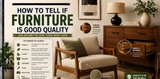 How to Tell If Furniture Is Good Quality