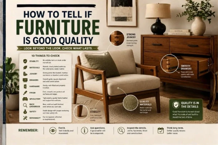 How to Tell If Furniture Is Good Quality How to Tell If Furniture Is Good Quality