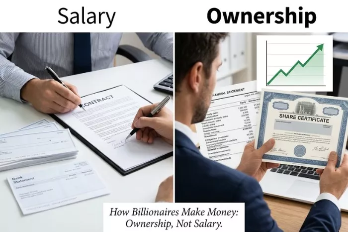 Most Billionaires Make Money Through Ownership, Not Salary