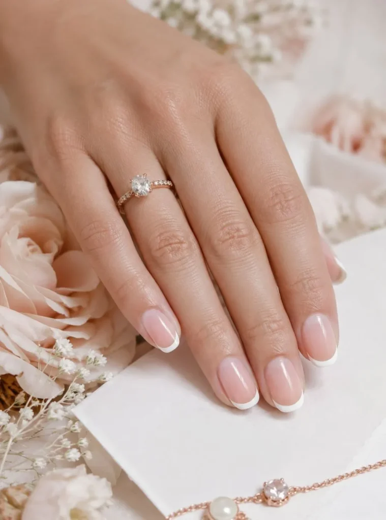 Blush-Pink French Tips