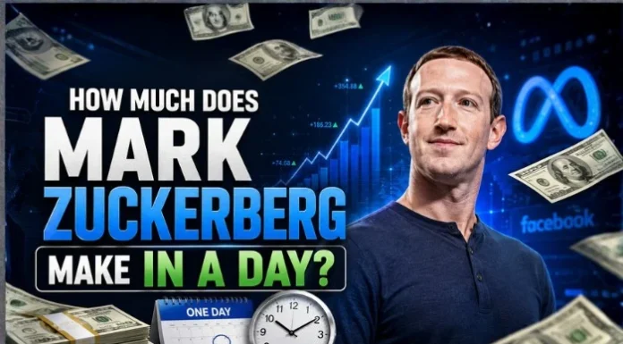 How Much Does Mark Zuckerberg Make in a Day?