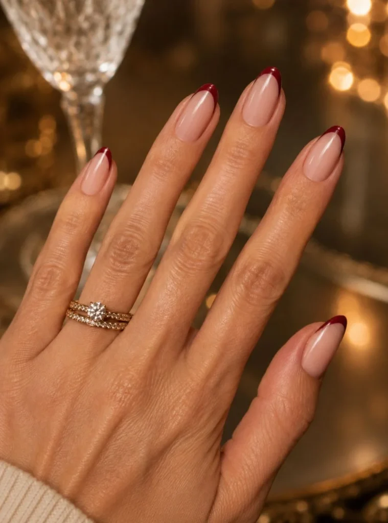 Red French Tips
