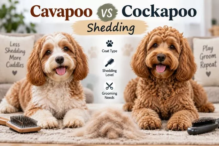 Cavapoo vs Cockapoo Shedding
